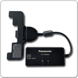 Panasonic Toughpad CF-VCBTB3W Batterieladegerät m. FZ-VCBAG11U Adapter