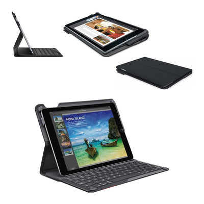 Logitech Y-R0048 Type+ Schutzcase mit Tastatur für Apple iPad Air 2 *QWERTZ*