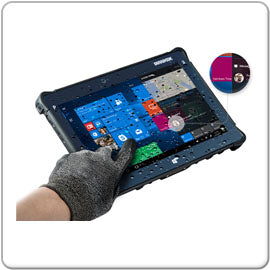 DURABOOK Pad-Ex R11AI Rugged Tablet-PC, Core i5-8250U, 1.6GHz , 8GB, 256GB SSD