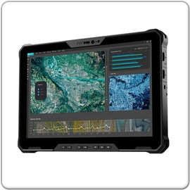 DELL Latitude 7230 Rugged Extreme Tablet, Core i3-1210U- 4.4GHz, 8GB, 256GB SSD LTE-4G