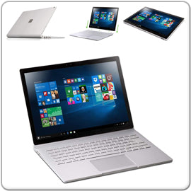 Microsoft Surface Book - SW5-00010-DE, Core i7-6600U, 2.6GHz, 8GB, 256GB SSD