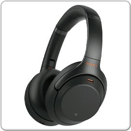 Sony Wireless Noise Cancelling Stereo Lopfhörer WH-1000XM3 (Headphone/Tasche)