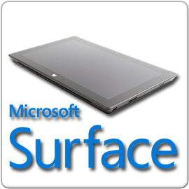 Microsoft Surface Pro Tablet, Core i5-3317U - 1.7GHz, 4GB, 128GB SSD