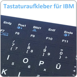 Notebook Tastaturaufkleber für  IBM/Lenovo Notebooks