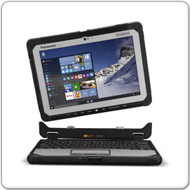 Panasonic Toughbook CF-20 Tablet-PC, Core m5-6Y57 vPro,1.1GHz - 2.8GHz