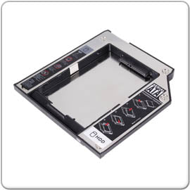 Ultrabay Slim SATA HDD Einbaurahmen für Lenovo Thinkpad T, R, W & X Serie