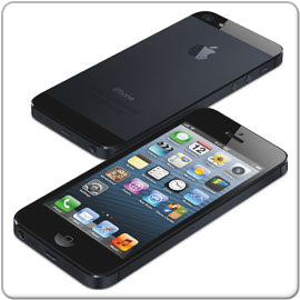 Apple iPhone 5, A6, 16GB SSD, 4"(10.2 cm) Retina HD (1136 x 640) *Schwarz*