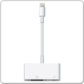 Apple Lightning auf VGA Adapter - MD825ZM/A für Apple Geräte