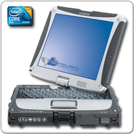 Panasonic Toughbook CF-19 - MK2, Core 2 Duo U7500, 1.06GHz ULV, 2GB, 80GB